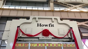 Prueba de funcionamiento de la prensa de lado recto DDH-400ZW-3700