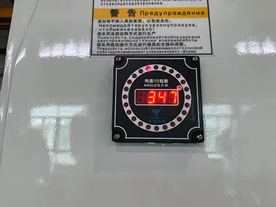 Indicador de ángulo de prensa