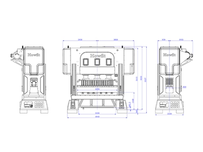 Prensa de estampado de metal de alta velocidad, 630 toneladas